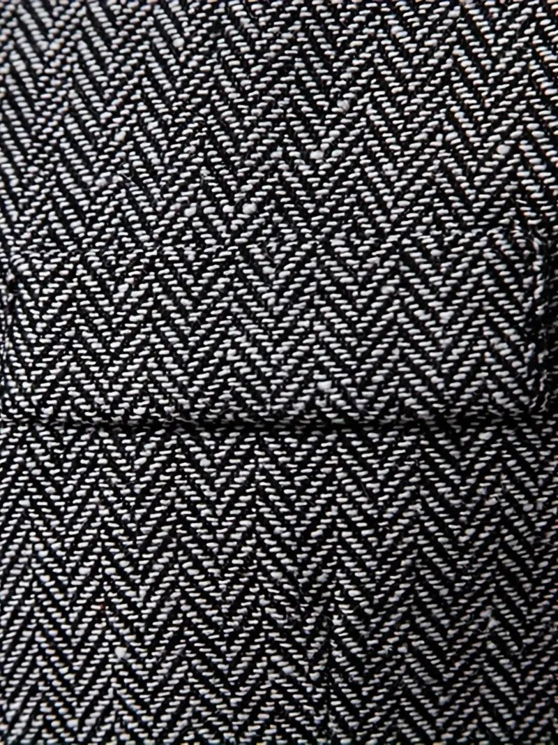 FERDINAND - GILET À MOTIF CHEVRON RÉTRO