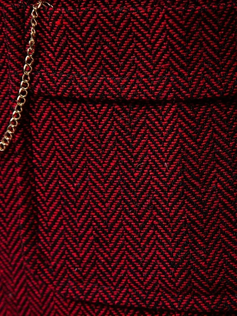 FERDINAND - GILET À MOTIF CHEVRON RÉTRO